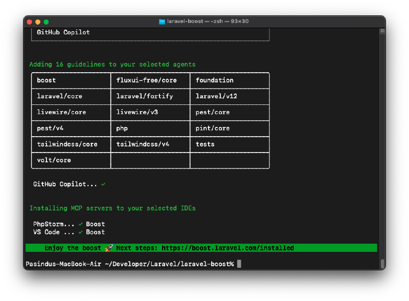 Installation Complete