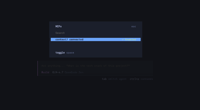 OpenCode MCP Command